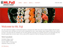 Tablet Screenshot of mtfuji.ca